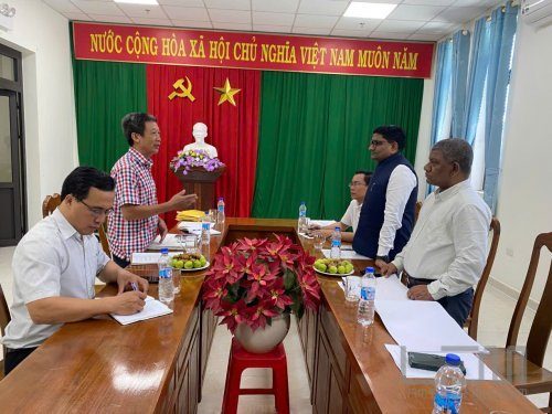Đoàn chuyên gia Ấn Độ thăm và làm việc tại Di tích Quốc gia đặc biệt Khảo cổ Cát Tiên