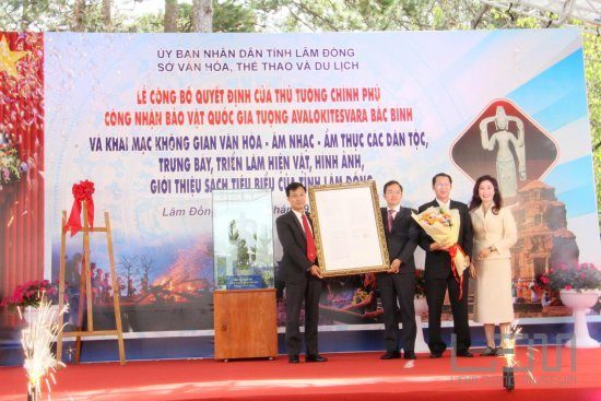 Lễ công bố Bảo vật quốc gia Tượng Avalokitesvara Bắc Bình