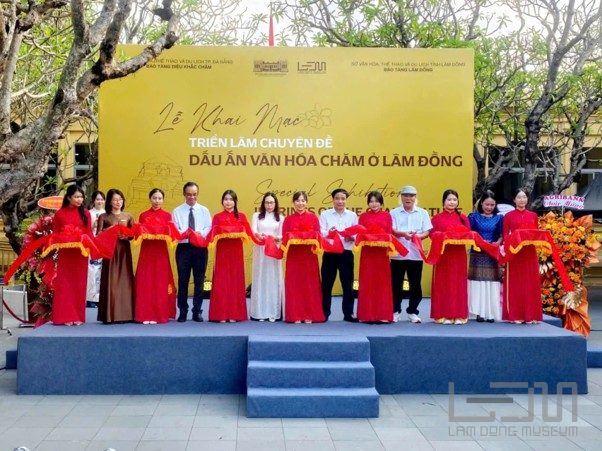 Khai mạc Triển lãm chuyên đề “Dấu ấn văn hóa Chăm ở Lâm Đồng”, tại Bảo tàng Điêu khắc Chăm Đà Nẵng